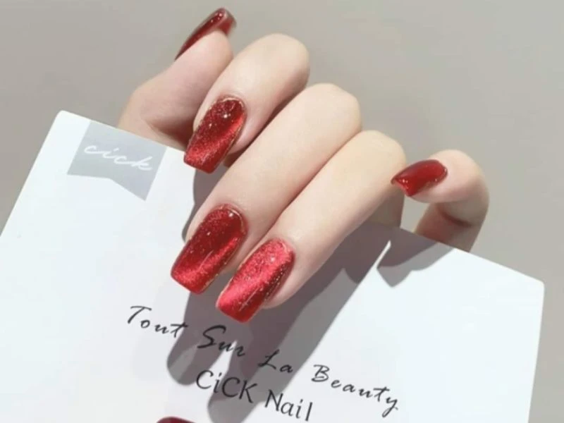 Nail ngôi sao đêm Noel